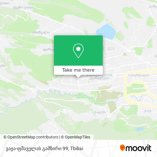 ვაჟა-ფშაველას გამზირი 99 map