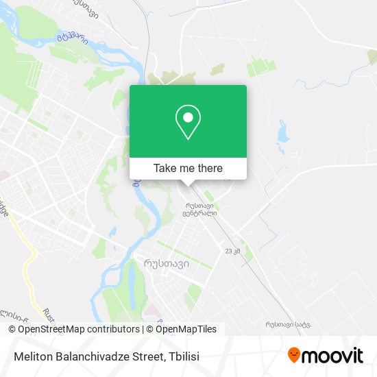 Meliton Balanchivadze Street map