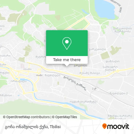 გოჩა ონაშვილის ქუჩა map