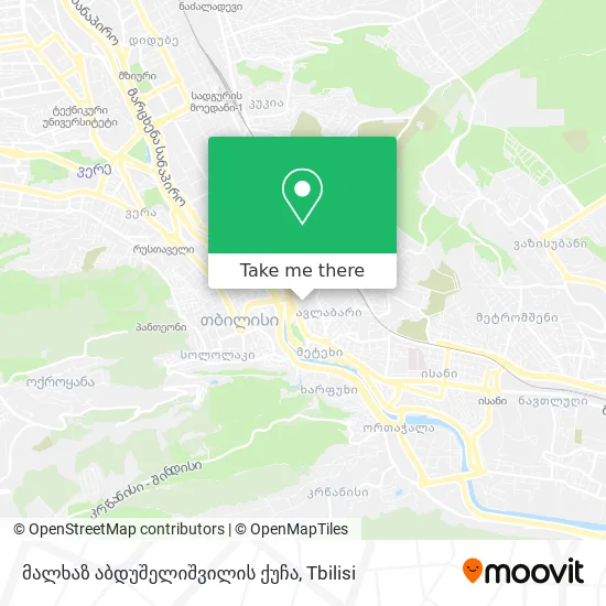 მალხაზ აბდუშელიშვილის ქუჩა map