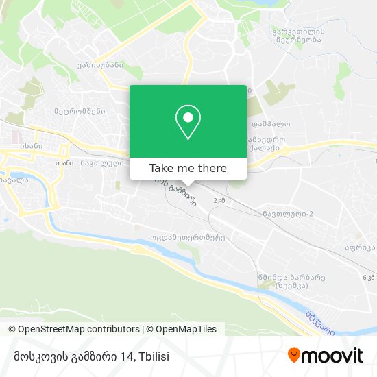 მოსკოვის გამზირი 14 map