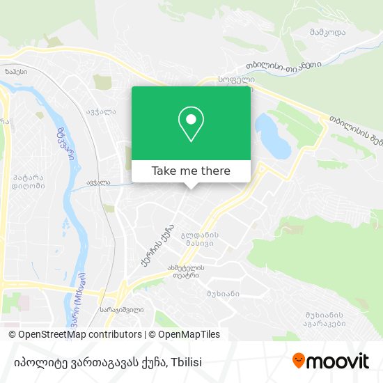 იპოლიტე ვართაგავას ქუჩა map