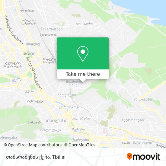 თამარაშენის ქუჩა map