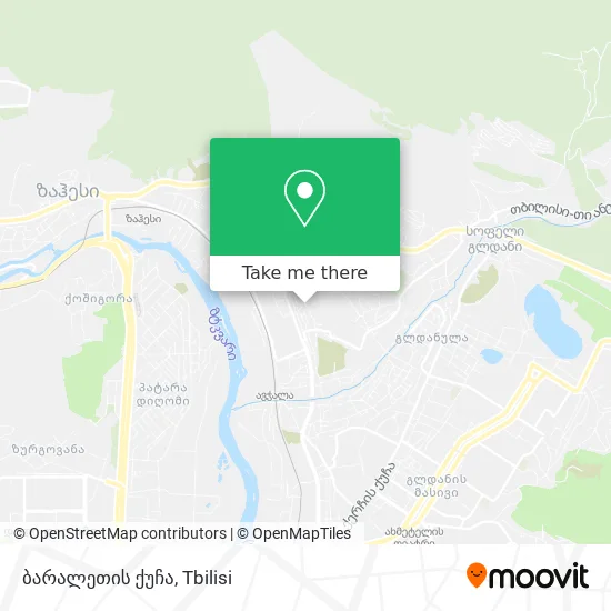 ბარალეთის ქუჩა map