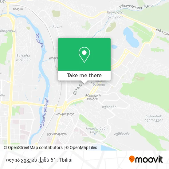 ილია ვეკუას ქუჩა 61 map