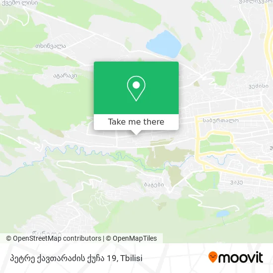 პეტრე ქავთარაძის ქუჩა 19 map