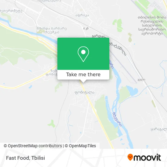 Карта Fast Food