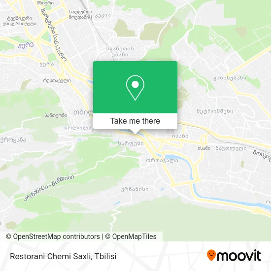 Карта Restorani Chemi Saxli