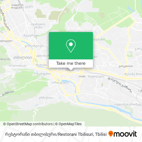 რესტორანი თბილისური / Restorani Tbilisuri map