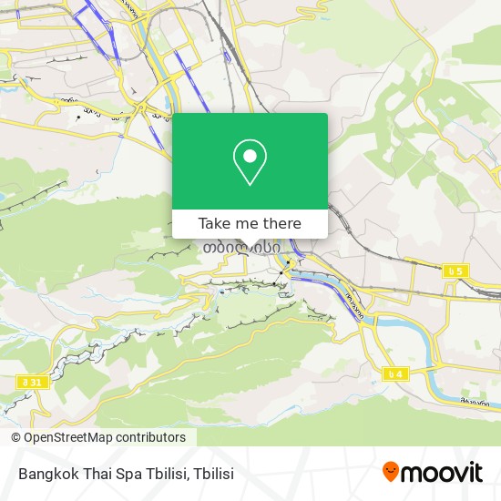 Карта Bangkok Thai Spa Tbilisi