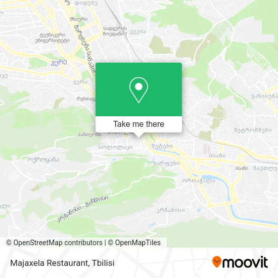 Карта Majaxela Restaurant
