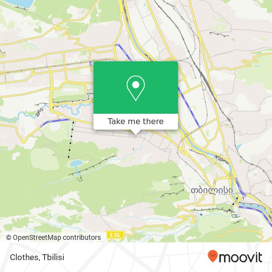 Clothes, თბილისი, თბილისი map