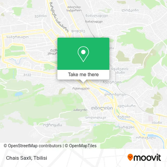 Карта Chais Saxli