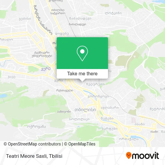 Карта Teatri Meore Saxli