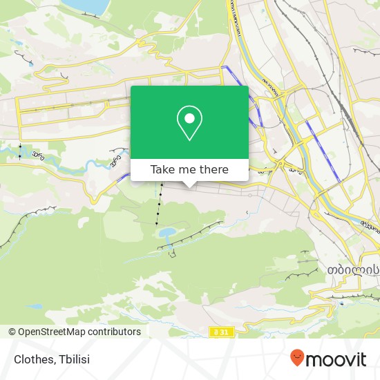 Clothes, თბილისი, თბილისი map