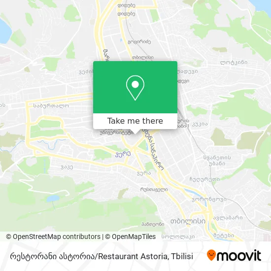 რესტორანი ასტორია / Restaurant Astoria map