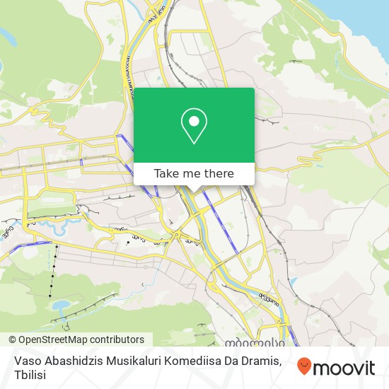 Карта Vaso Abashidzis Musikaluri Komediisa Da Dramis