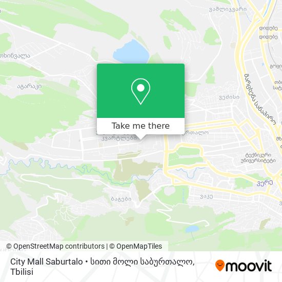 City Mall Saburtalo • სითი მოლი საბურთალო map