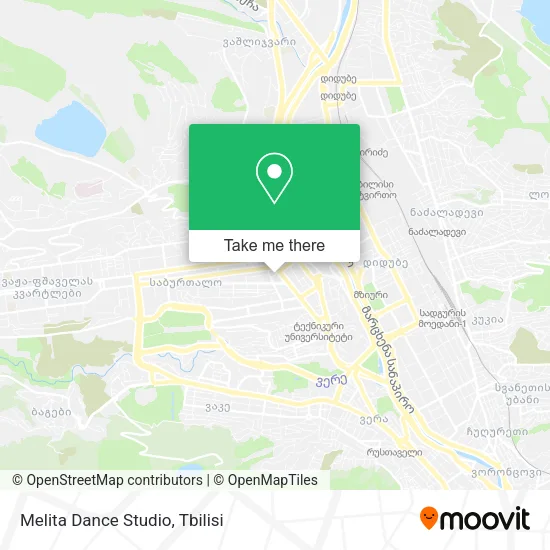 Карта Melita Dance Studio
