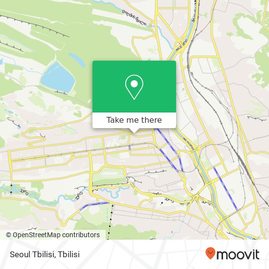 Seoul Tbilisi, ვაკე-საბურთალო, თბილისი map