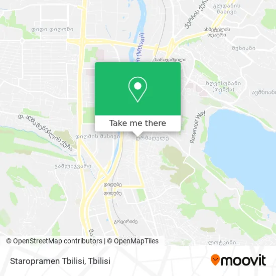 Карта Staropramen Tbilisi