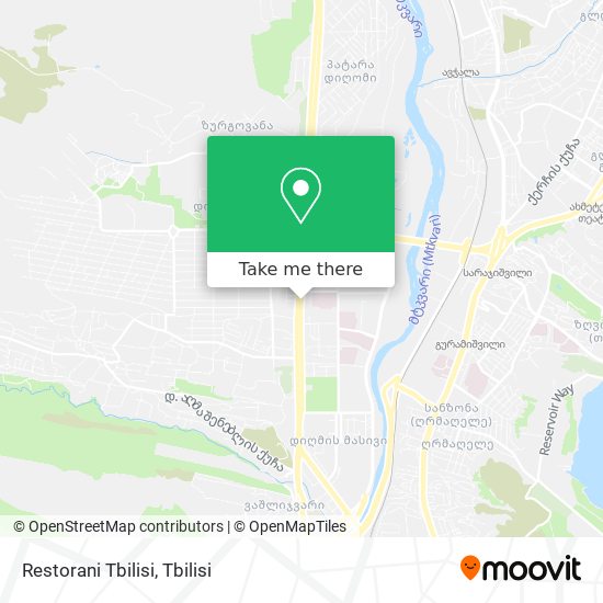 Restorani Tbilisi map