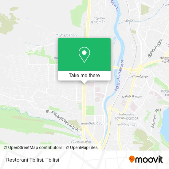 Карта Restorani Tbilisi