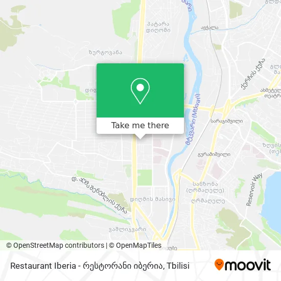 Restaurant Iberia - რესტორანი იბერია map