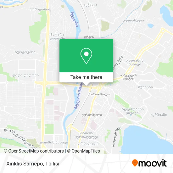 Карта Xinklis Samepo