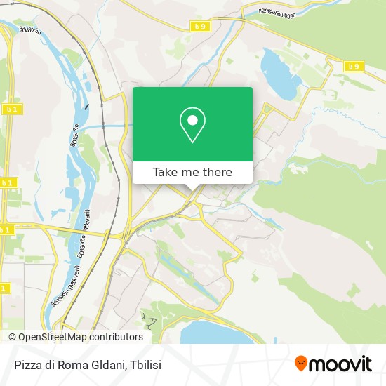 Pizza di Roma Gldani map