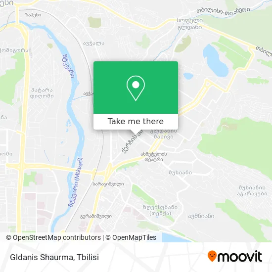 Карта Gldanis Shaurma