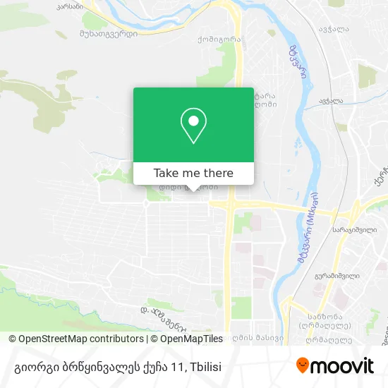 გიორგი ბრწყინვალეს ქუჩა 11 map