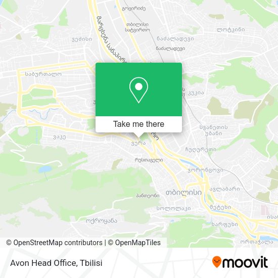 Avon Head Office map