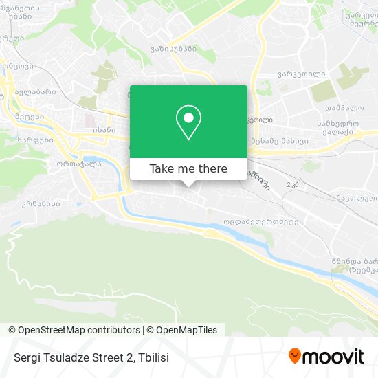 Sergi Tsuladze Street 2 map