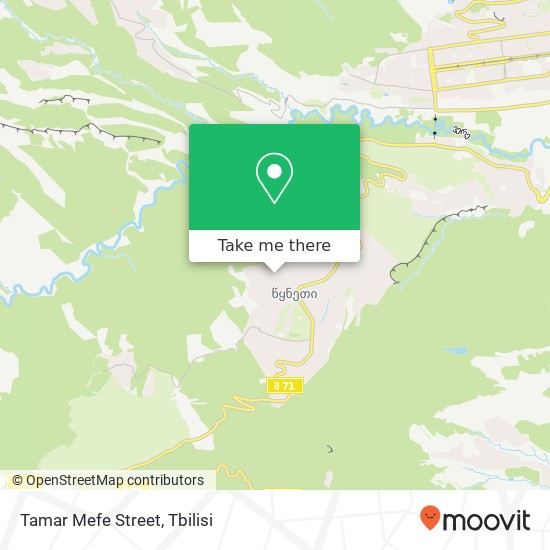 Tamar Mefe Street map