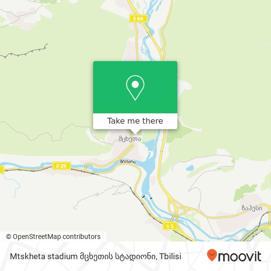 Mtskheta stadium მცხეთის სტადიონი map