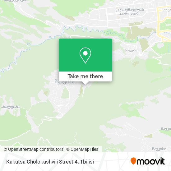 Карта Kakutsa Cholokashvili Street 4