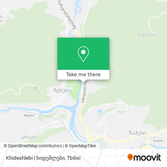 Карта Khideshlebi | ხიდეშლები