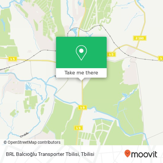 BRL Balcıoğlu Transporter Tbilisi map