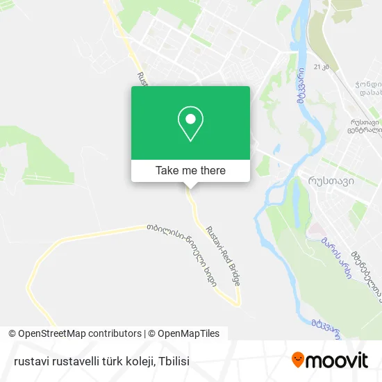 Карта rustavi rustavelli türk koleji