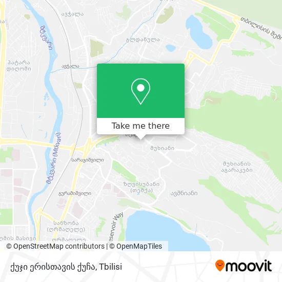 ქუჯი ერისთავის ქუჩა map