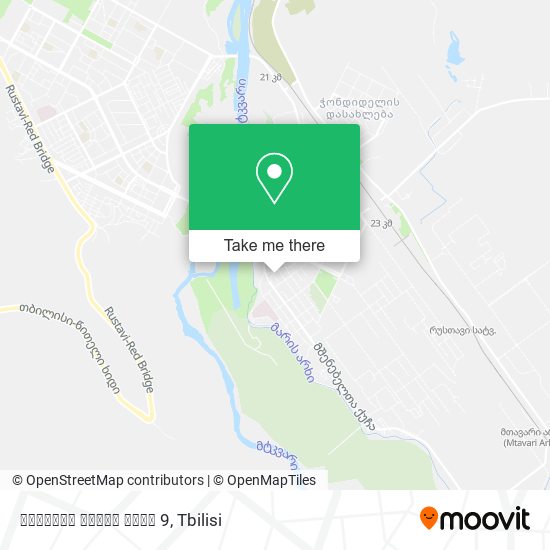 სპორტის ქუჩის ჩიხი 9 map
