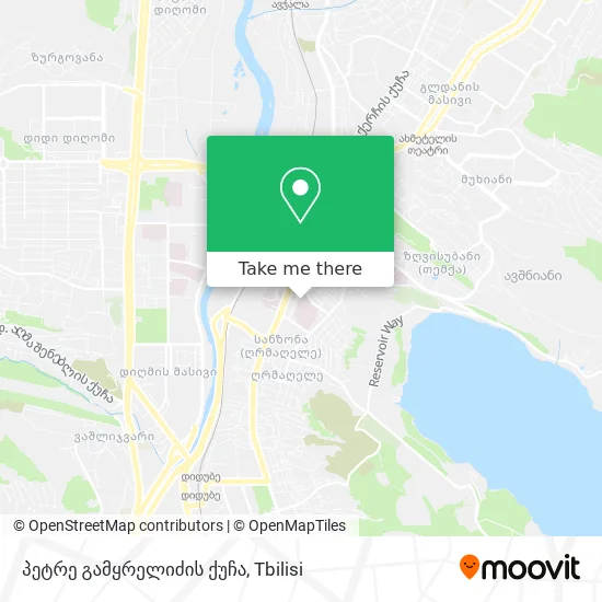 პეტრე გამყრელიძის ქუჩა map