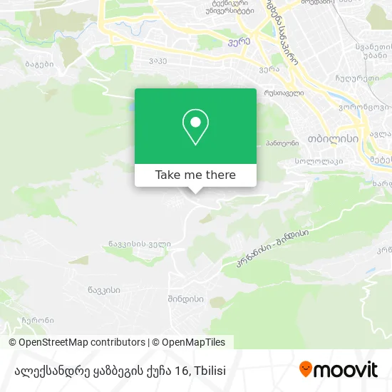 ალექსანდრე ყაზბეგის ქუჩა 16 map