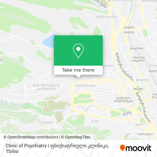 Clinic of Psychiatry | ფსიქიატრიული კლინიკა map