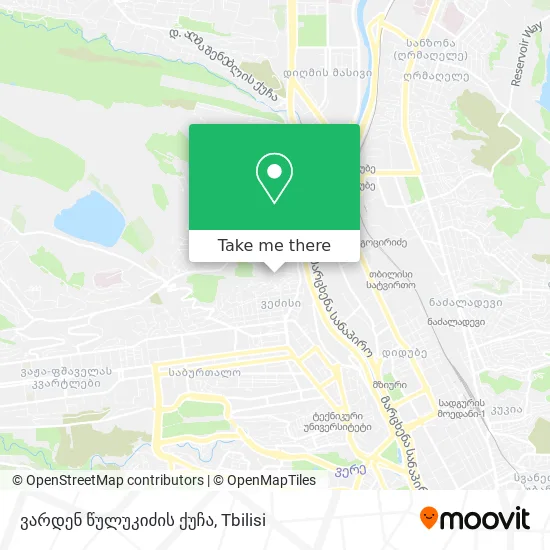 ვარდენ წულუკიძის ქუჩა map