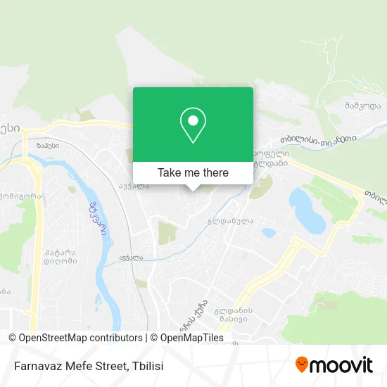 Карта Farnavaz Mefe Street