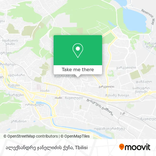 ალექსანდრე ჯანელიძის ქუჩა map