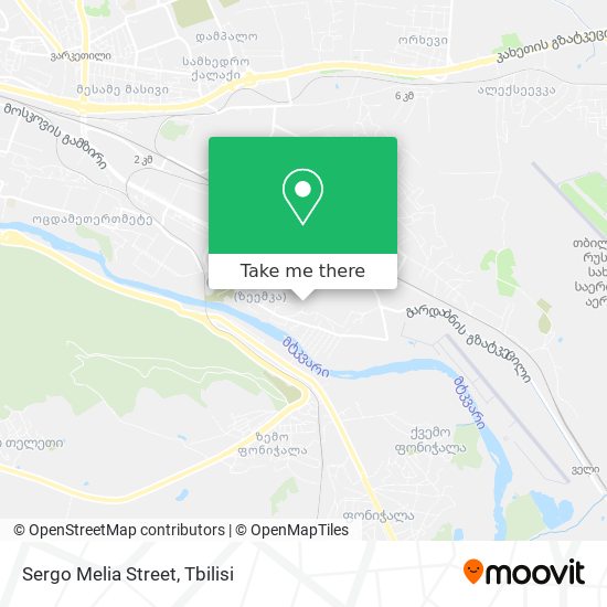 Карта Sergo Melia Street