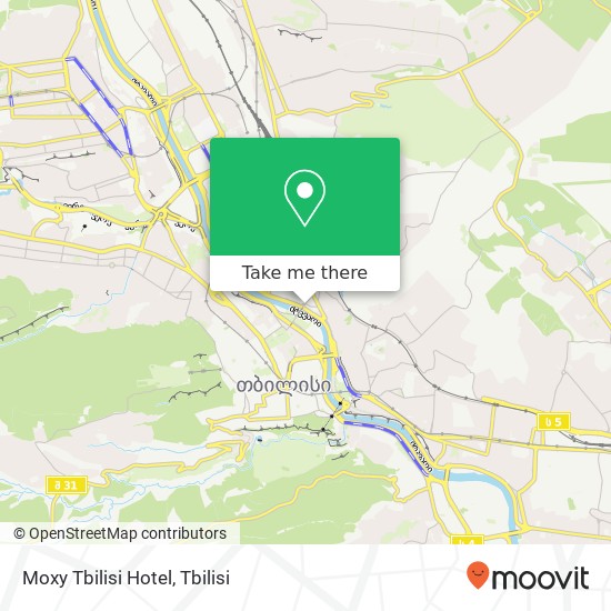 Карта Moxy Tbilisi Hotel